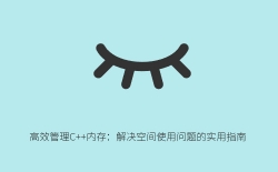 高效管理C++内存：解决空间使用问题的实用指南