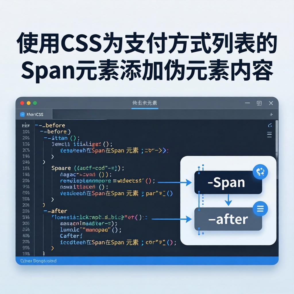 CSS伪元素为支付列表添加视觉内容：before与after实战应用指南